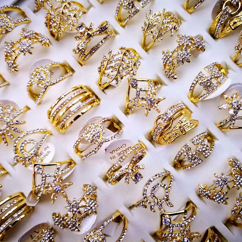 DHgate.com:50Pcs Silver & Gold Vintage Style Rings Set for DHgate.com:50Pcs Silver & Gold Vintage Style Rings Set for