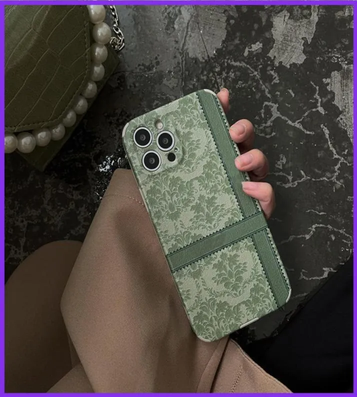 Luxurys Designers Phone Case Fashion iPhoneケースカバーIPhone 12 Pro Max Mini 11 Pro Max XS XS XR 7 8 SE 7P 81383723の刺繍クラフト