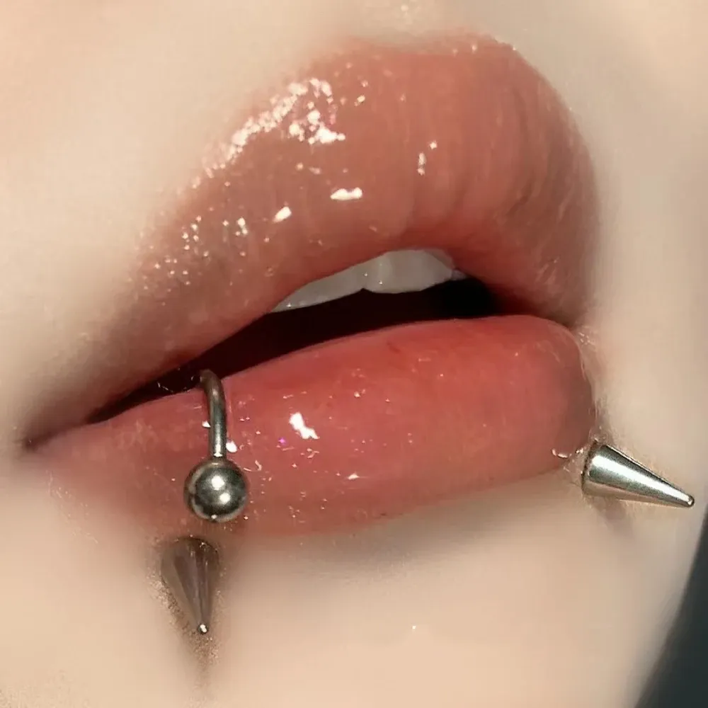 Surgical Steel Spiral Twisted Lip Ring Labret Piercing Jewelry 361L Punk Spike Unique Nose Studs Eyebrow Tongue Piercing From Homepro4 3.03 DHgate.Com