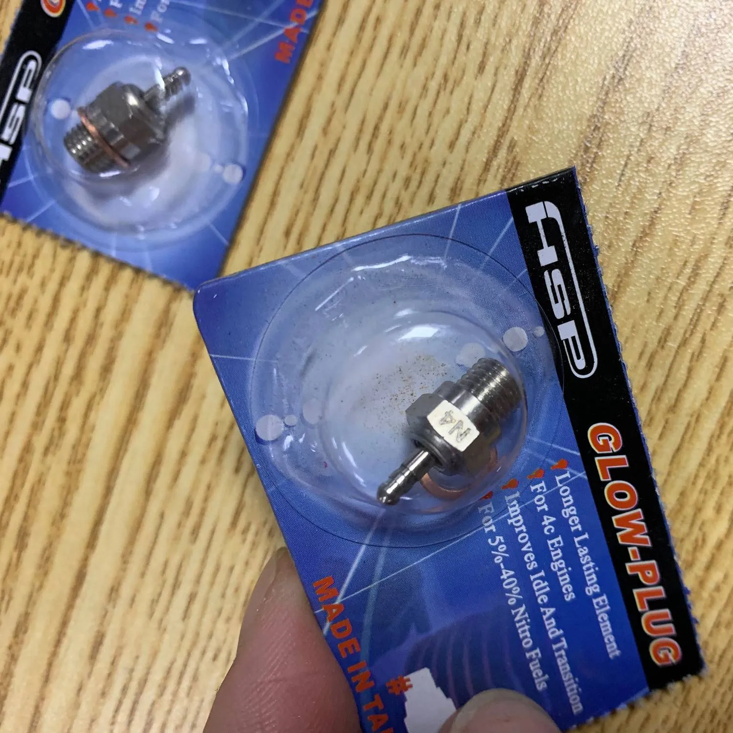 N4 Hot Glow Plug For RC Nitro Engines - Compatible With 1/10 & 1/8 Scale Trucks