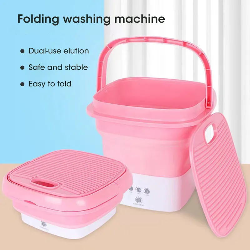 Folding washing machine bucket sales