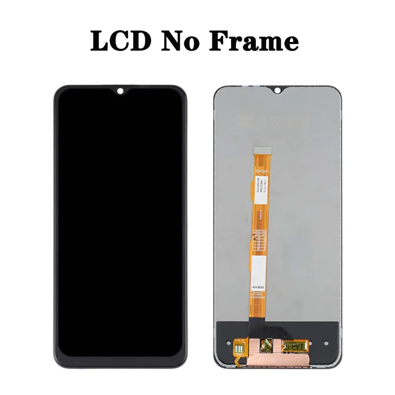 6.51 "Original pour Vivo Y20 Y20I Y20S V2029 V2027 V2032 Affichage de l'écran tactile Remplacement de l'ensemble de numéros d'écran avec cadre