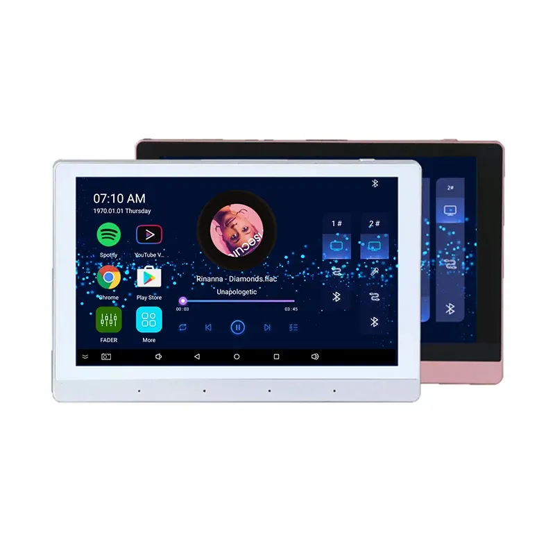 Amplificatori da 7 pollici di touch screen Amplificatore Audio Home Audio Sistema Android Bluetooth Wireless WiFi Amplificatore Audio Sumwee coassiale Sumwee
