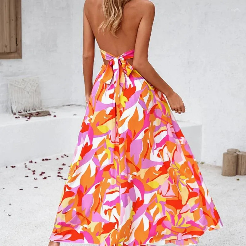 Bohemian Print Sleeveless Sundress for Women - Elegant and Sexy Casual Summer party dress Bohemian Print Sleeveless Sundress for Women - Elegant and Sexy Casual Summer party dress