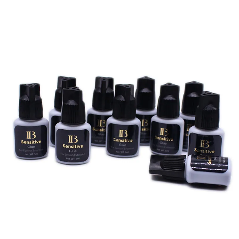 IB Glue Sensitive Type Professional Individual Eyelash Extensions Glue 5ml False Lash Adhesive Fast Drying Makeup Tools