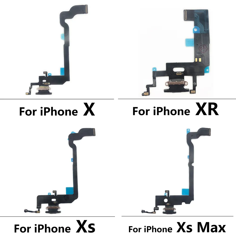 Nuovo per iPhone XR XR XS MAX DOCK CONNETTORE MICRO USB Caricatore USB Porta Flex Cavo Microfono