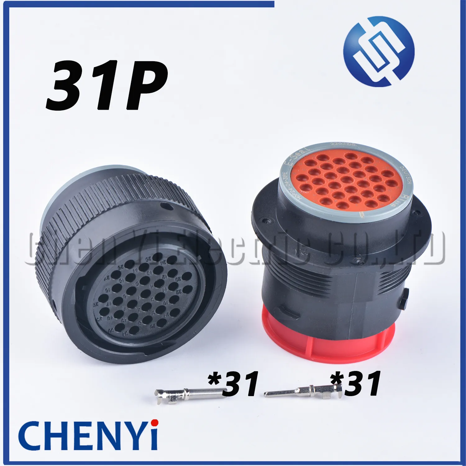 Deutsch Original 31 Pin Male Connector Plug HDP Series HDP24-24-31PE HDP26-24-31SE 22G3105 22H1208 com terminais