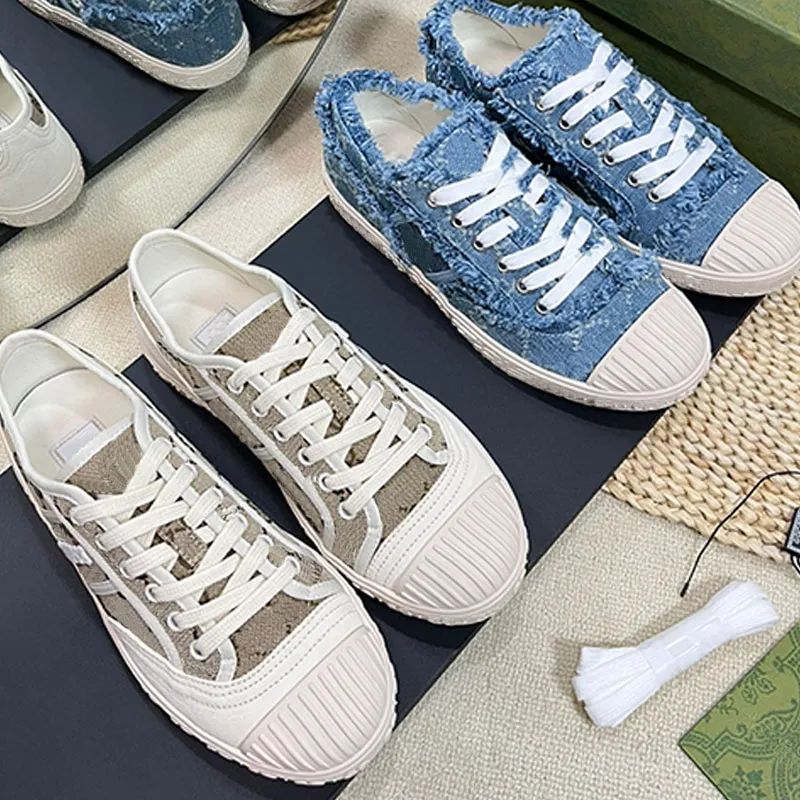 Light Blue Denim Sneakers: Premium Women display picture 2