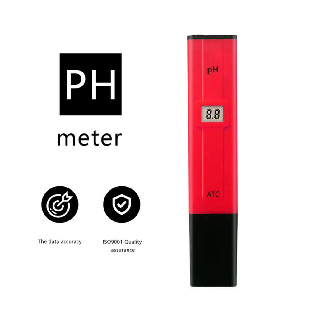 Tester de pH portable stylo à haute précision de poche mètre de pH électronique pour tester l'eau PH009 pH mètres