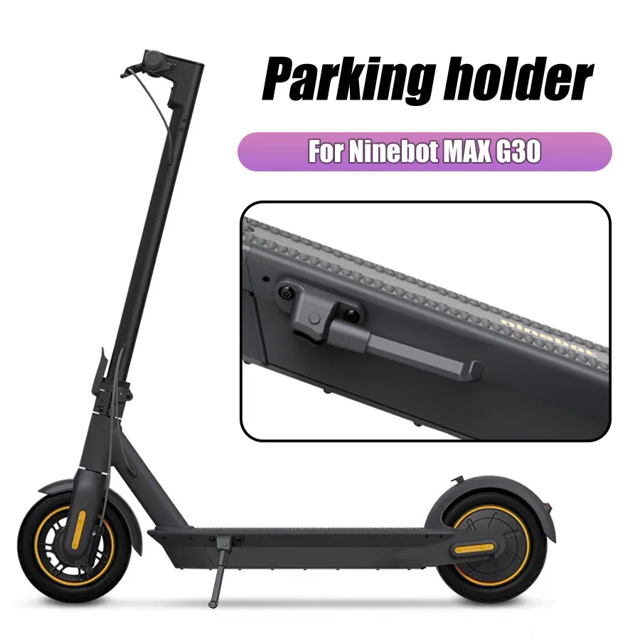 Ulip Porte-Bagages Arrière Trottinette Étagère à Bagages Pour Segway Ninebot Max G30 G30D G30E G30LP Tubes En Acier Massif Robuste Et Stable Faciles à Assembler