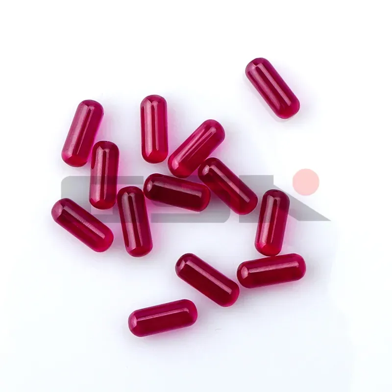 ruby and sapphire pills Insert 6mm*15mm Suitable for Terp Slurp Quartz Banger Nails Glass Bongs Dab Rigs