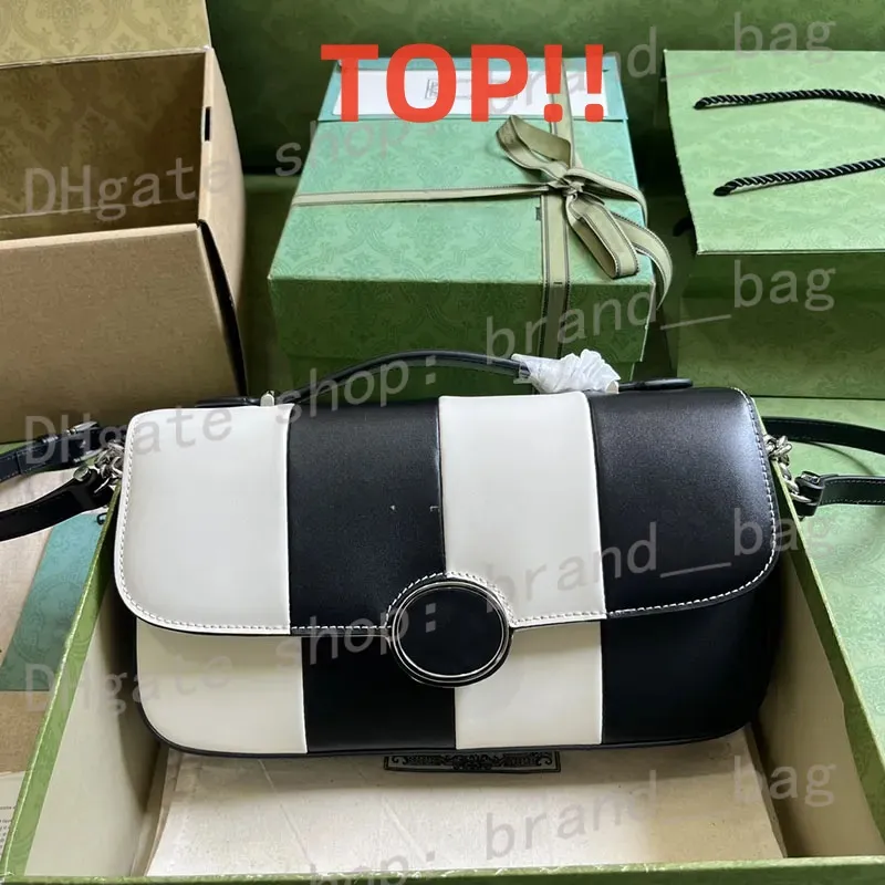 Bolsas de diseño de hombro de dama 10a de alta calidad 27 cm Bolso de bolsas cruzadas de cuero genuino con caja G064 FedEx enviando
