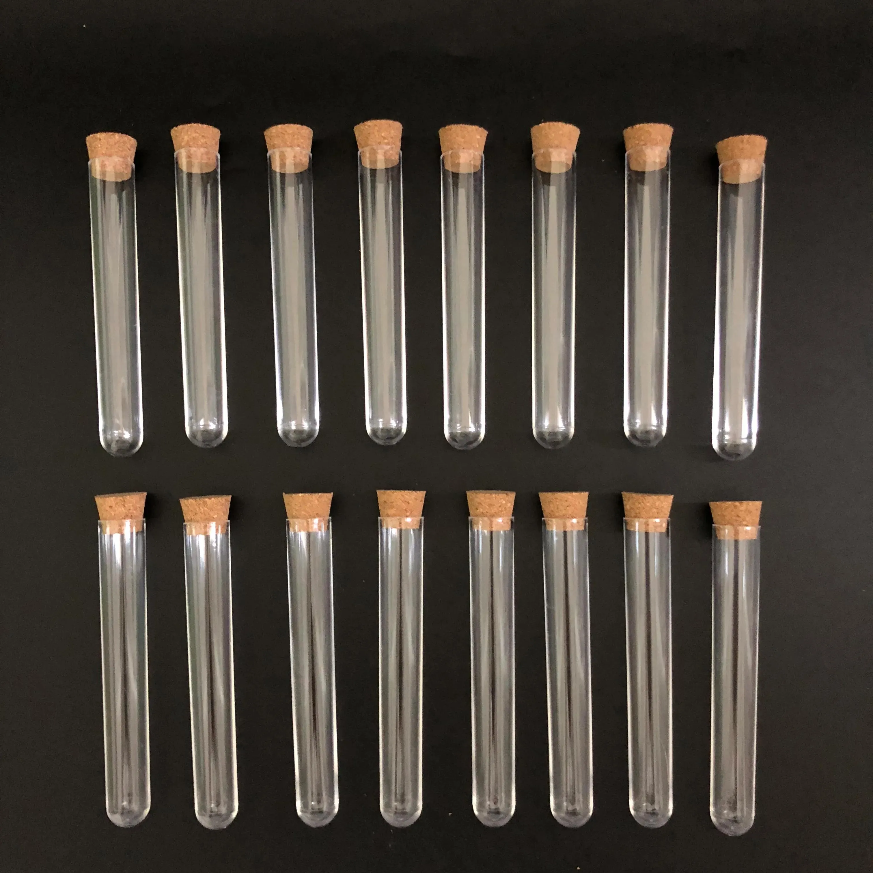 / 15x100mm Lab Supplies laboratory cork to provide plastic transparent test tube