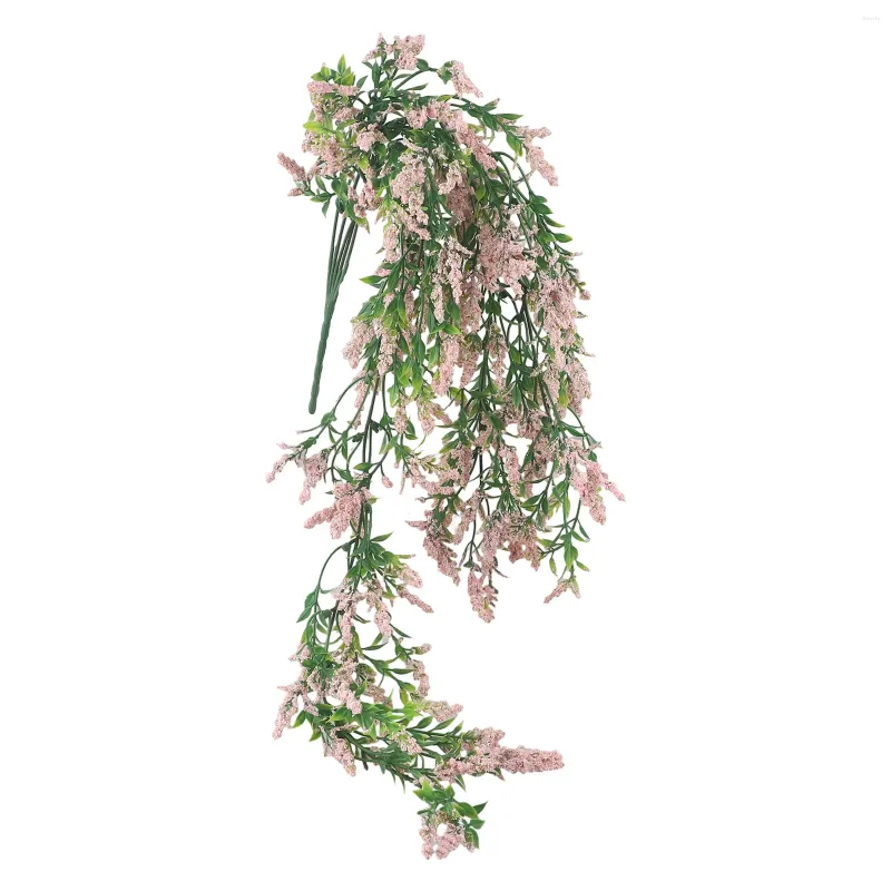 Decorative Flowers Artificial Fake Hanging Plants Vine Plant Indoor Outdoor Decor Supplies For Home Room Garden Wedding And Party