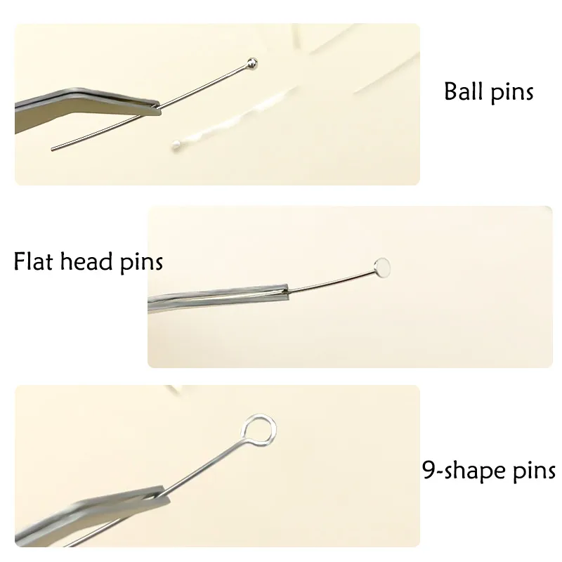 25mm 30mm 40mm 925スターリングシルバーボールヘッドピンズニードルイヤリングを作るフラットヘッドピンジュエリー調査結果10pcs/pack