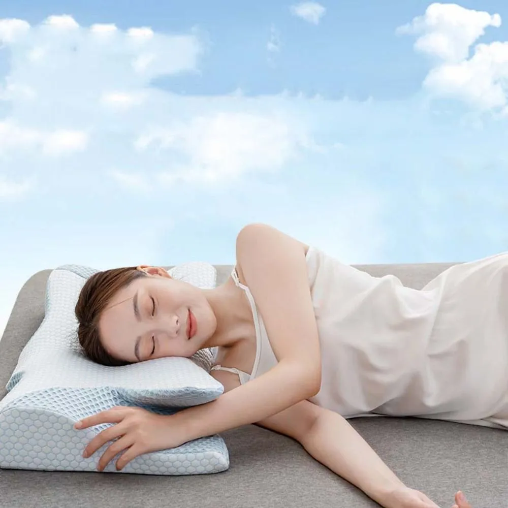 Été Soft Ice Cool Orthopedic Gel Pillow Oreiller Neclow Sleep Oreiller Mémoire