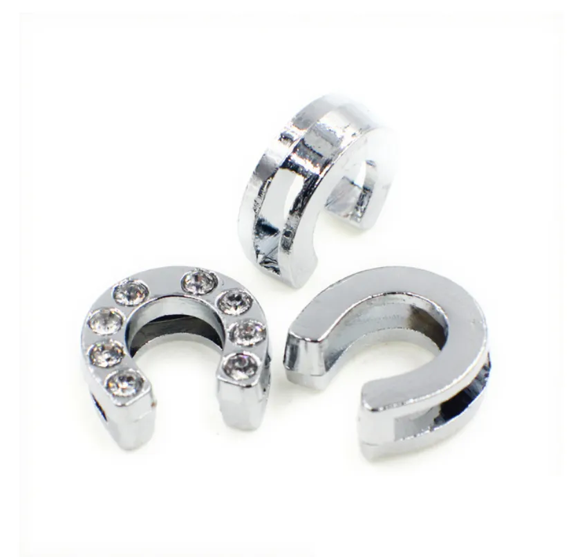 10pcs / lot 8 mm Charmes de diapositive pour bijoux faisant des femmes bracelet Pet Paw Coeur Collier de choux de boulot
