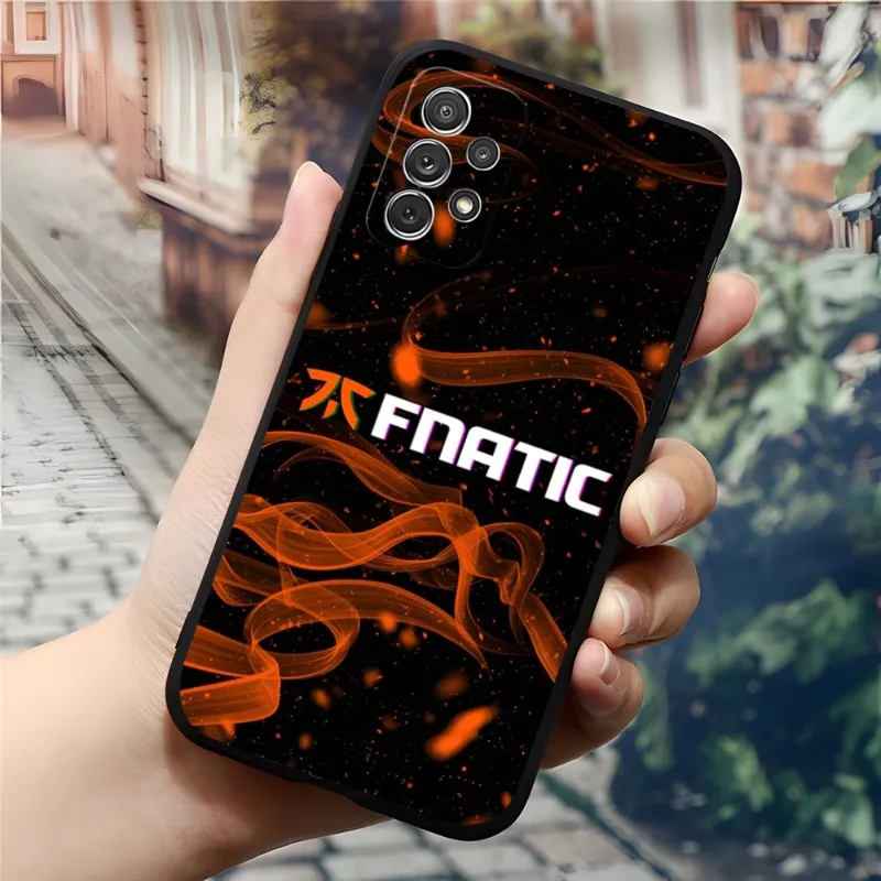 CS GO FNATIC FNC CLUB電話ケースSAMSUNG S22 S21 S23 S30 S20 S9 S10 S8 S7 S6 PRO PLUS EDGE ULTRA FE SOFT COQUE