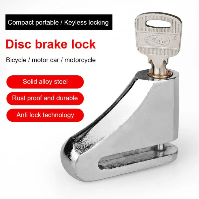 Motorcycle Disc Brake Lock Alarm with 2 Keys - Secure Your Ride from ...