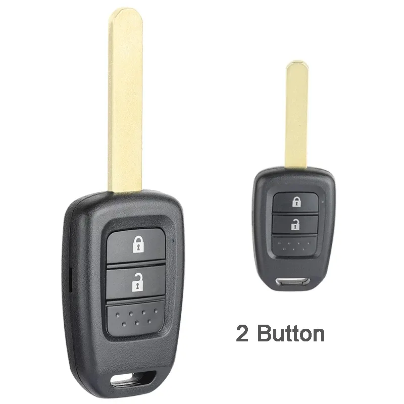 thumbnail image 2 of Black Replacement Key Fob Case Cover For Honda 2-Button Remote – Fits Civic, CRV, HRV, Accord, Jazz 2 of 6