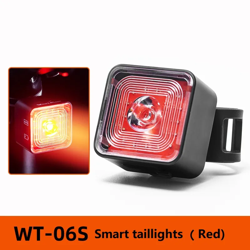 Bicycle Lights Brake Sensing Rear Light/Front Light/Light Sets Waterproof Multi-Modes USB Rechargeable Smart Sensor Brake Lamp