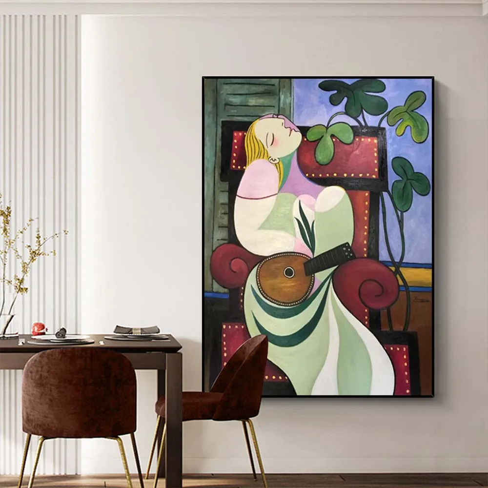 Picasso beroemde droomserie Wall Art Poster Samenvatting Muur Modern Home Decor Picture Printing Canvas schilderij Living Room Decoratie