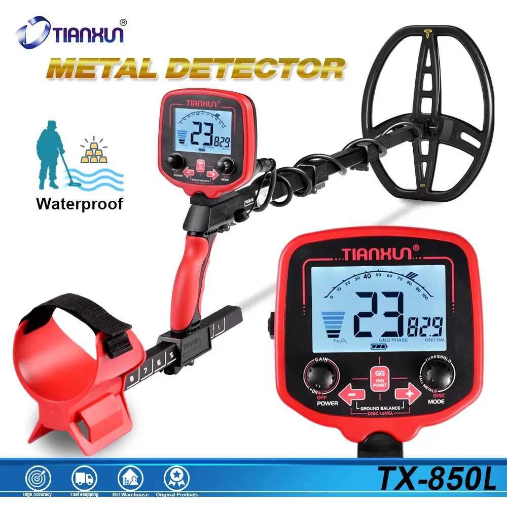 TX-850L Metal Detector Professional Подземный металл-детектор.