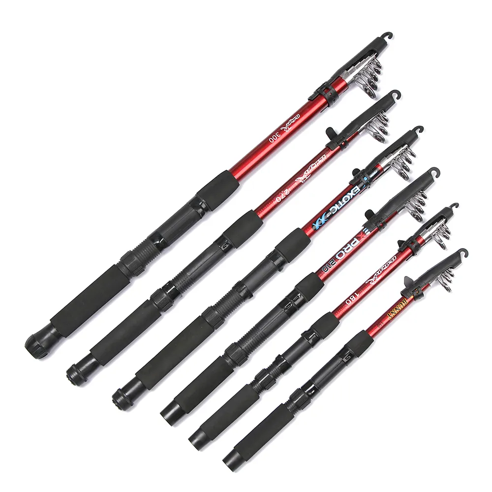 Telescopic Fiberglass Fishing Rod 4.9-9.8 ft 1.5-3.0 m Red and Black, 5 Joints, 1.8 mm Top Diameter from Dhgate Fluorocarbon Line - price 33.31 Telescopic Fiberglass Fishing Rod 4.9-9.8 ft 1.5-3.0 m Red and Black, 5 Joints, 1.8 mm Top Diameter from Dhgate Fluorocarbon Line - price 33.31