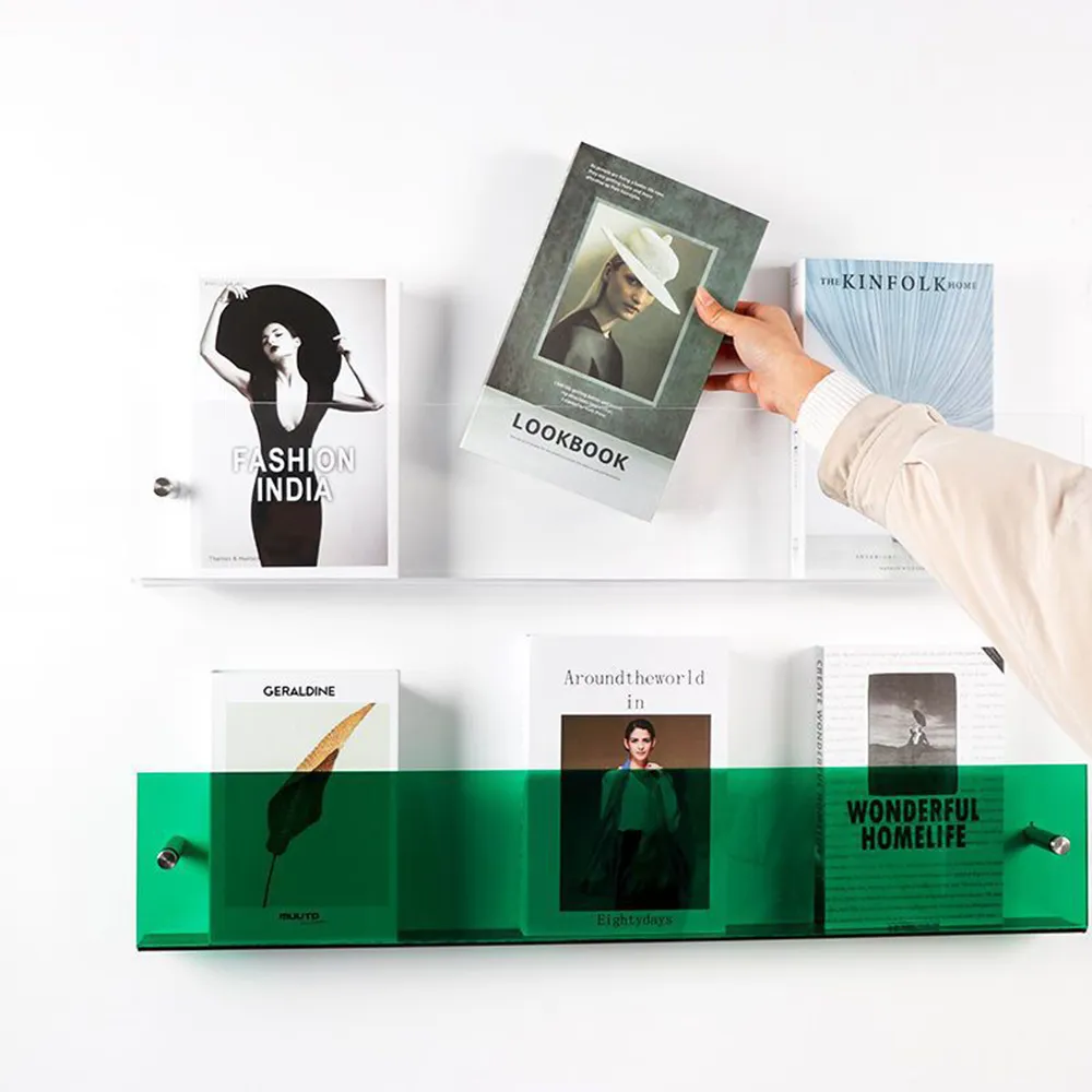 Transparent Acrylic Magazine Rack, Wall Mounted... From Ddmyhome, $41. ...