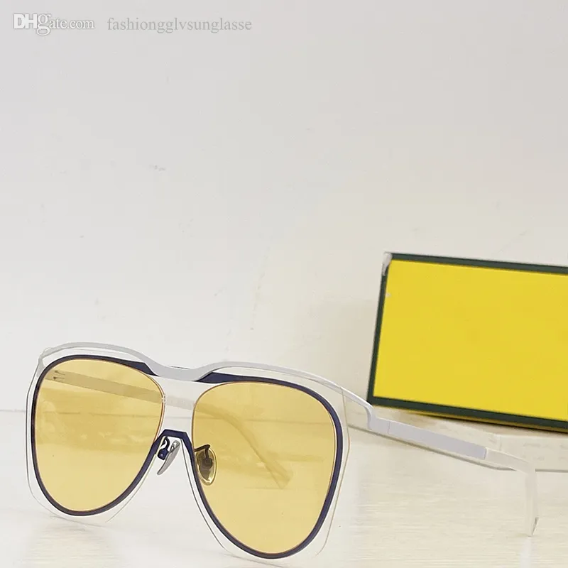 Designer Fashion Sunglasses Large Frame Elliptical Fashionable Sunglasses Radiation Protection UV Polarized Light F0187 Neutral High end Sunglasses