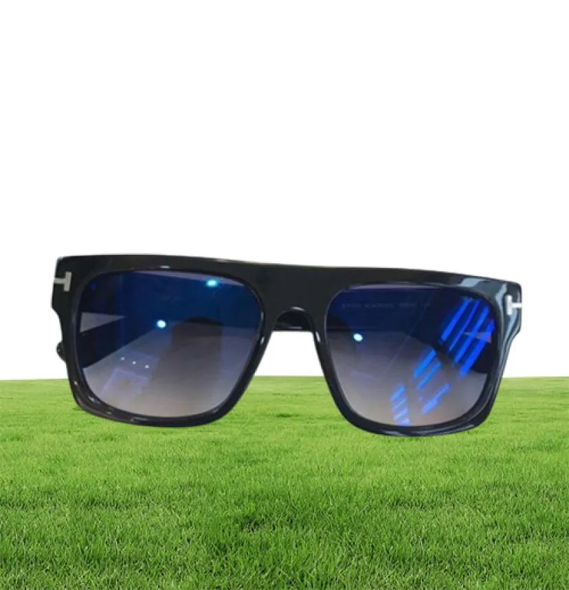 Hele heren zonnebrillen mod ft0711 fausto zwart grijze gafas de sol luxe ontwerper zonnebrillen bril bril