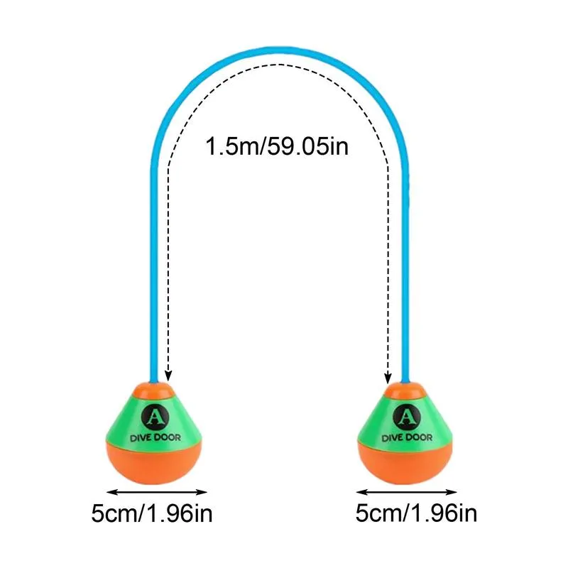 Diving Toys складные водяные игрушки, плавающие через кольцо плавание, дайвинг тренировочный бассейн Игрушка Dive Diving Door Game под водой
