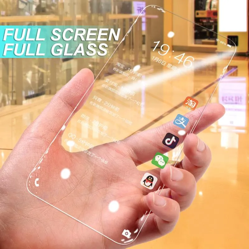 9d verre trempé pour Huawei Honor x8 x9 x20 SE X30 Protecteur d'écran 8a 8x 9a 9c 9s 9x 10 Lite 10i Protective Glass Film