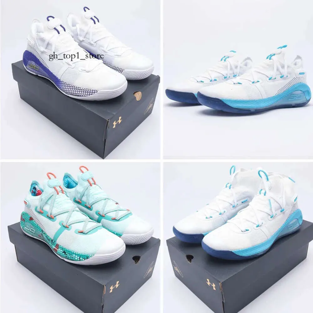 Unders Undert Armours Currys 6 Mens Designer Curry Basketball Shoes 6e generatie Curry 6 Christmas Snowflake Men's Dames ademend lichtgewicht 156