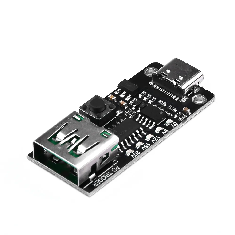 USB C PD/QC Trigger Decoy Board - 9V/12V/15V/20V Fast Charging Module (Unbranded)