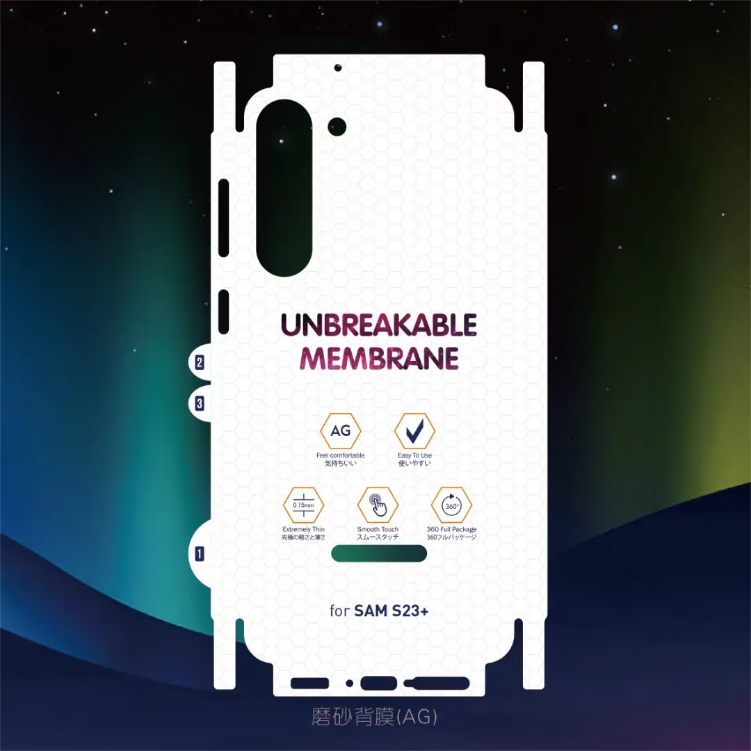 Nowy miękki ochraniacz ekranu TPU dla Samsung Galaxy S23 S22 Plus Ultra Front Back Unbreakable Membran Hydrożel Film ochronny