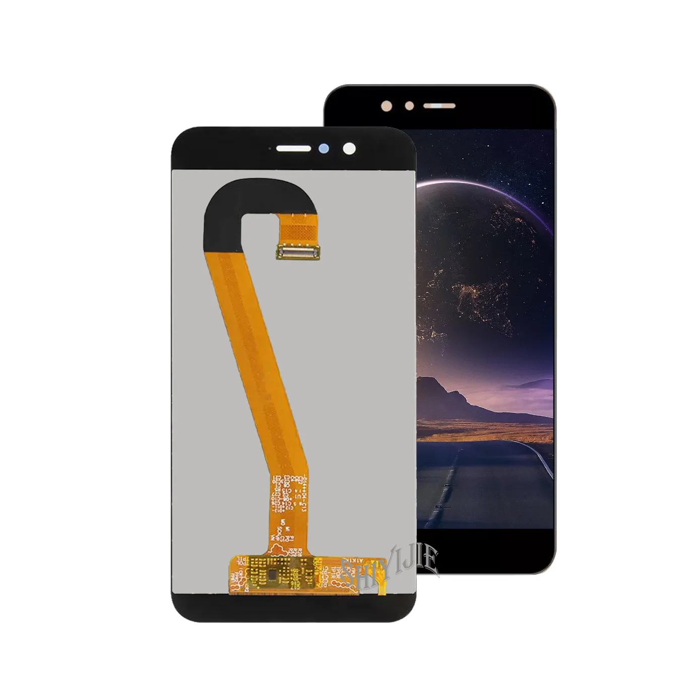 5.0 "Original LCD för Huawei Nova 2 LCD Display Touch Screen Digitizer Panel Nova2 PIC-AL00 PIC-LX9 PIC-TL00 med testad ram