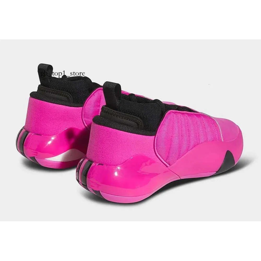 DHgate Harden Vol. 7 Pink Lucid Fuchsia Mens Basketball Shoes Scarlet Core Black Silver Metallic Sneakers Sports Shoes Shoes Accessories