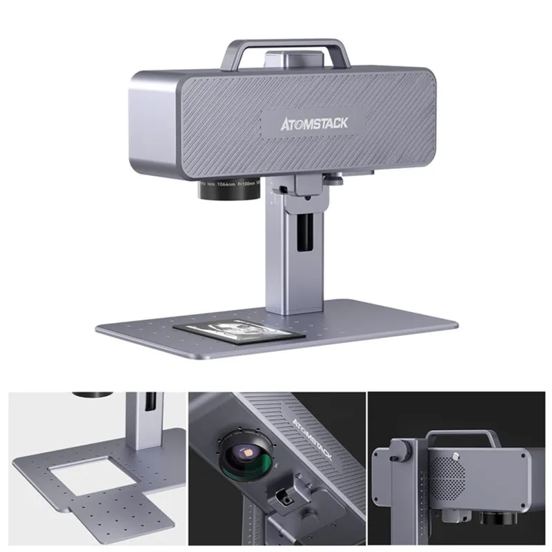 Atomstack M4 Fiber Desktop Handheld 2-in-1 lasermarkeermachine