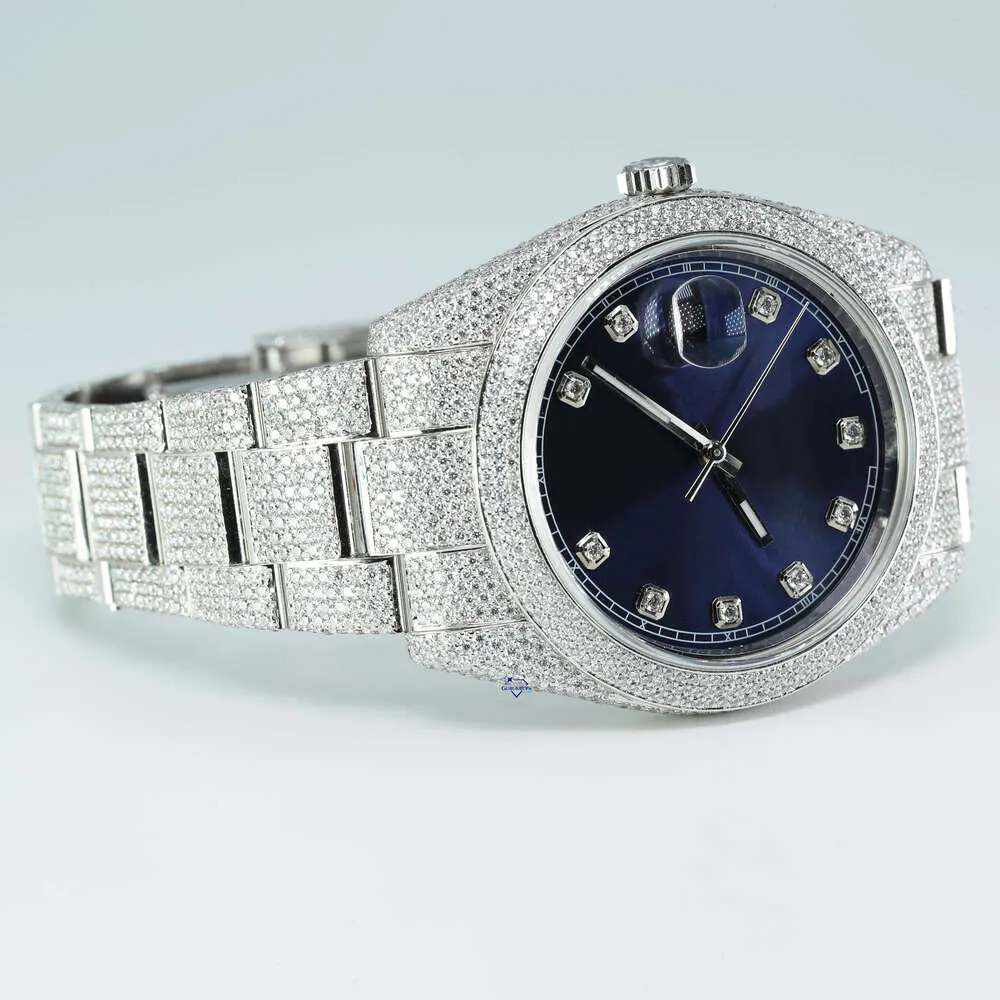 Luxury Looking Fully Watch Iced Out For Men woman Top craftsmanship Unique And Expensive Mosang diamond Watchs For Hip Hop Industrial luxurious 37741