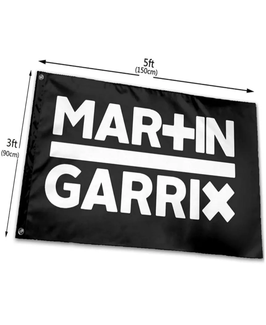 Баннеры флага Martin Garrix 150x90 см 100d полиэфирного быстрого ярко -яркого цвета высокое качество с двумя латунными Grommets8977586