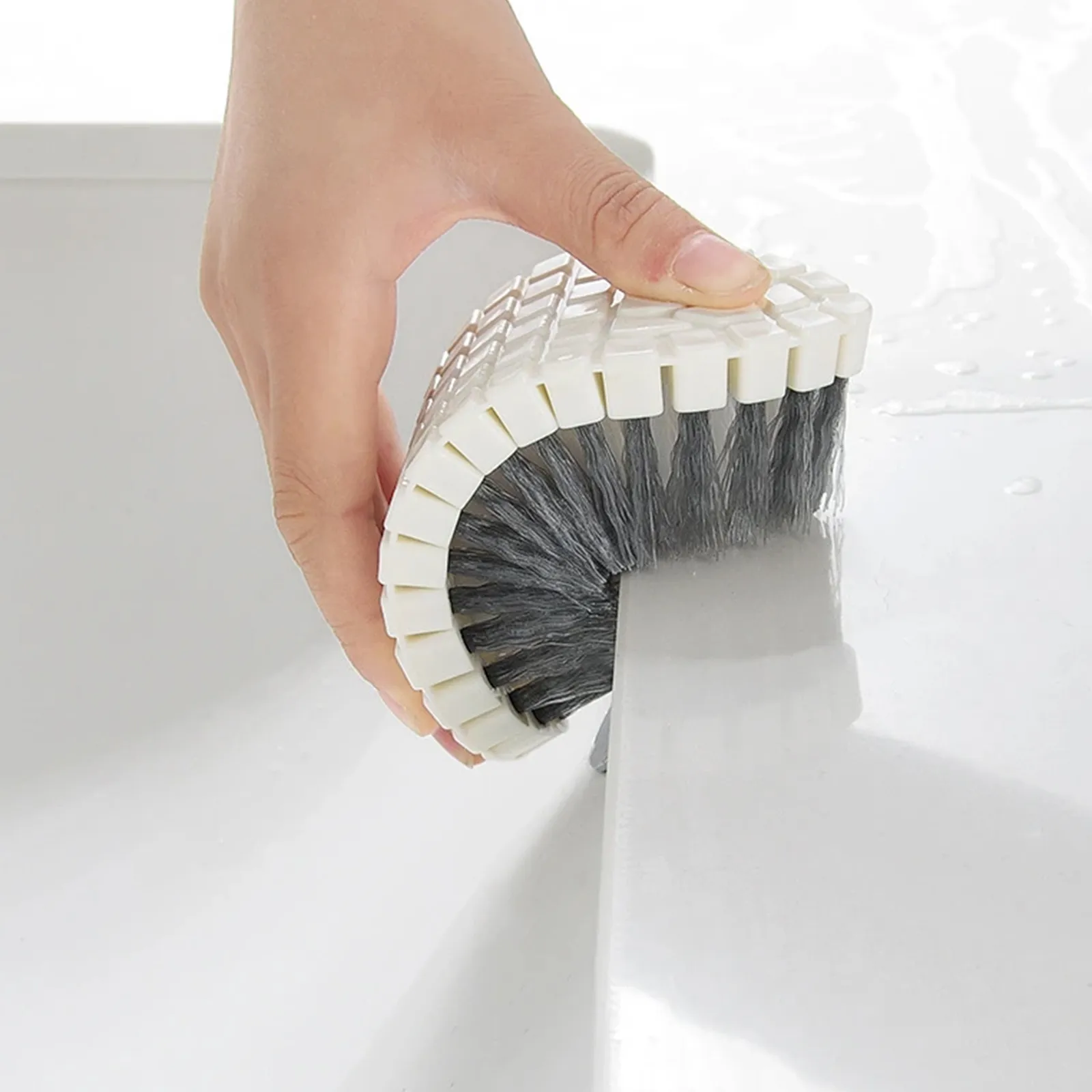 4Pcs Cleaning Brushes Set Complete Scrub Brush Set Kitchen Dish Brush with Comfortable Grip Bendable Scrub Brush Portable Shoe