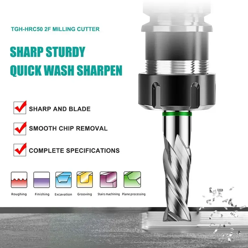 Mulino Estremità Carburo Di Tungsteno Lunghezza Gambo 100 Mm - Foto 13