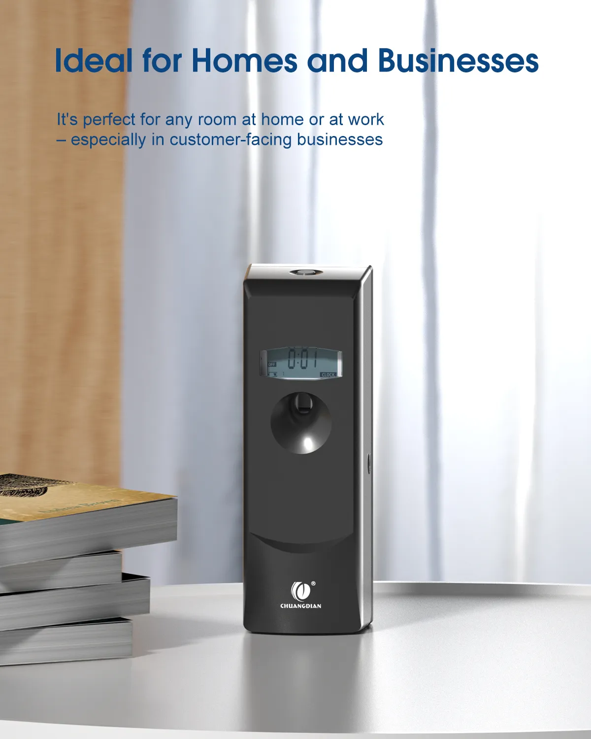 Automatic Air Freshener Spray Dispenser CIPSS, LCD Programmable Perfume Scent Dispenser - Wall - View #4