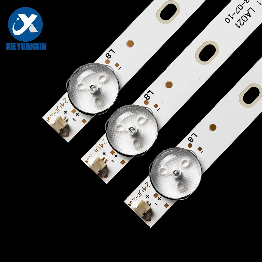 6V 750 mm LED-Hintergrundbeleuchtungsstreifen für MS-L2695 V1/8 40 Zoll MS-L2695 V1 RTV4019SM 3PCS/SET TV-Reparatur EX-40FS001B