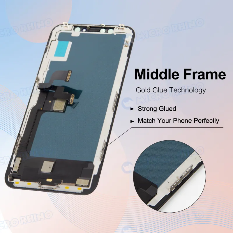 OLED LCD -skärm för iPhone 8 X Xs Max XR 11 Pro 12 mini 100% god kvalitet Display Touch Digitzer Ersätt fabriks grossistpris