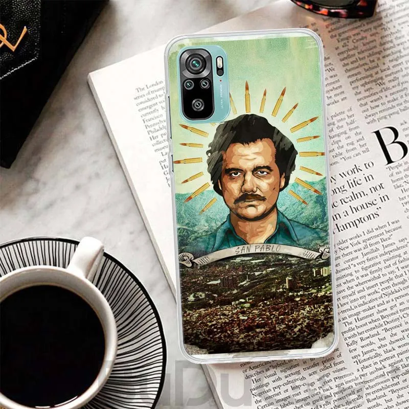 Narcos TV Series Pablo Escobar Cover For Xiaomi Redmi Note 12 10 10S 11 11S 9 Pro 9S Phone Case 11E 11T 9T 8T 8 7 6 5 Max + Prin