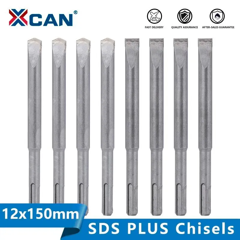 Les ciseaux XCAN SDS Plus Set 1PC 12x150 mm Bit de perceuse à marteau électrique pour le buteur de forage mural en brique en béton