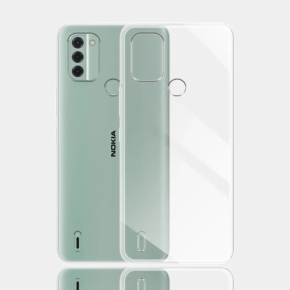 Pour Nokia C31 Case 6,75 pouces Couverture de cas de téléphone TPU SILICONIQUE Clear pour Nokia C21 C31 Funda C21 Plus C10 C20 Cooque transparente