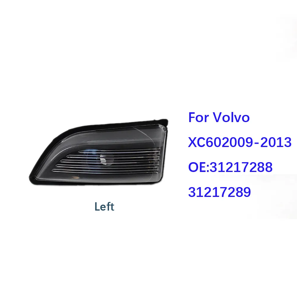 Vista lateral espelho giro sinalizador lâmpada de luz sem lâmpada para Volvo XC60 2009-2013 Lâmpada de direção de espelho reversa